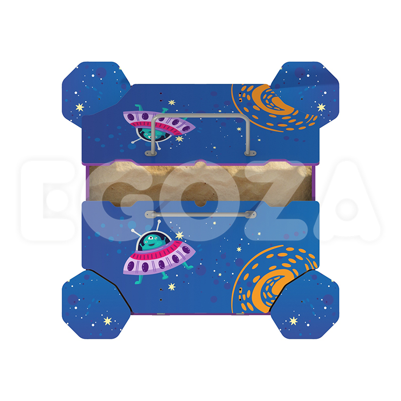 Песочница с крышкой «Космос» 1321